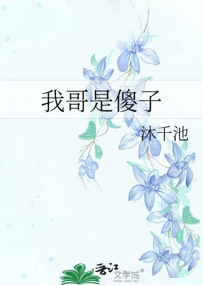 我哥是傻子封面